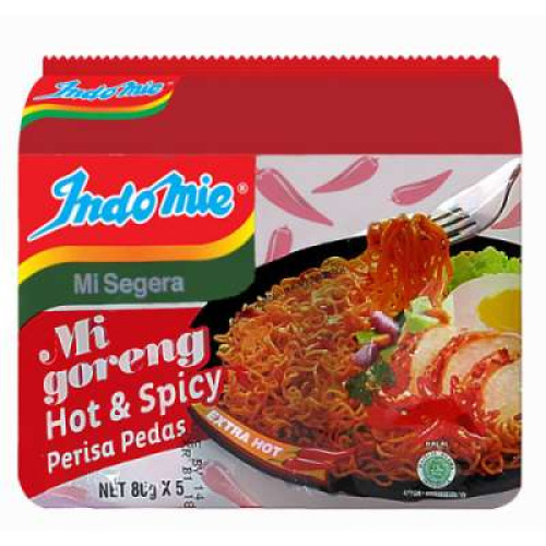 INDOMIE MI GORENG HOT & SPICY 80G*5