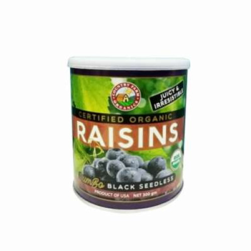 COUNTRY FARM RAISIN BLACK 300G