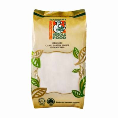 RADIANT ORG.CAKE/PASTRY FLOUR UNBLEACHED 1KG