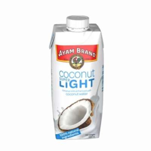 AYAM BRAND COCONUT MILK SUPER LIGHT 330ML 