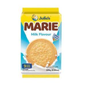 JULIE'S BIG MARIE MILK BISCUIT 190G JULIE'S BIG MARIE MILK BISCUIT 190G