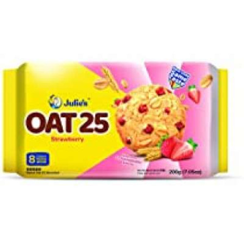 JULIE'S OAT 25 W STRBRY PCS 200G