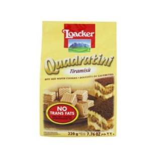 LOACKER TIRAMISU 220G LOACKER TIRAMISU 220G