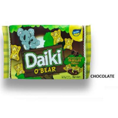 DAIKI O'BEAR CHOCOLATE FILLED BISCUIT 128G