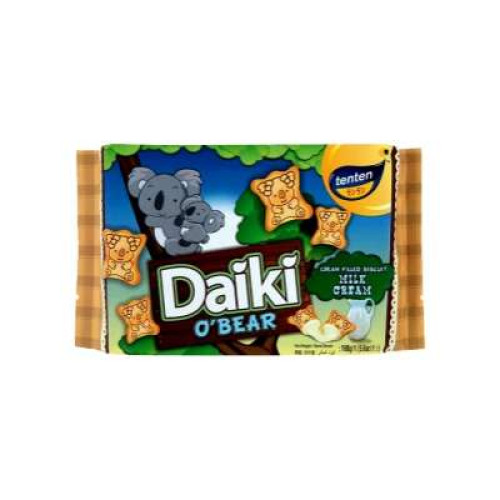 DAIKI O'BEAR MILK CRM FILLED BISCUIT 128G