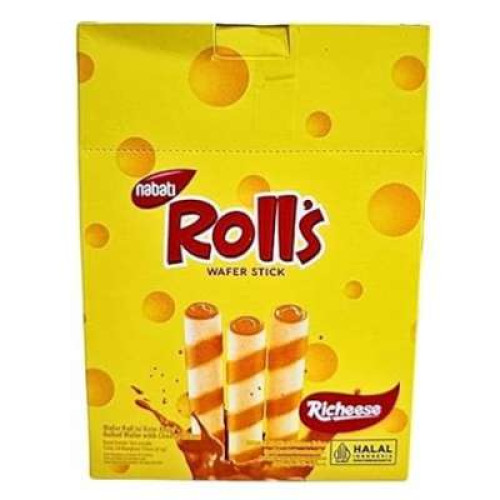 RICHEESE WAFER ROLLS-CHEESE FLV 6 X120G