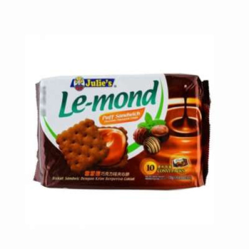 JULIE'S LE-MOND SANDWICH-CHOC 180G