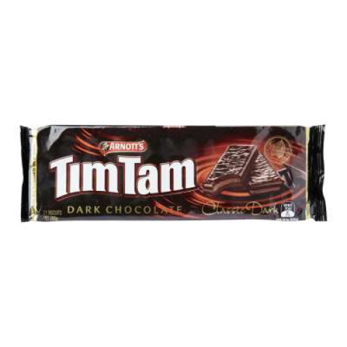 ARNOTT'S TIM TAM BISCUIT W.CLASSIC DARK 200G