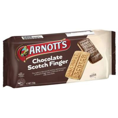 ARNOTT'S SCOTCH FINGER CHOCOLATE 250G