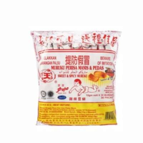 POPO MURUKU IKAN SWEET & SPICY 12G *30