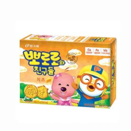 BINGGRAE PORORO CHEESE COOKIE 65G