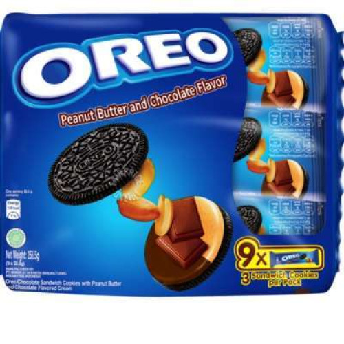 OREO PEANUT BUTTER & CHOCO 27.6G