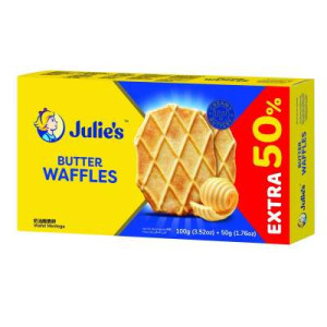 JULIE'S BUTTER WAFFLES-ORI 100G JULIE'S BUTTER WAFFLES-ORI 100G