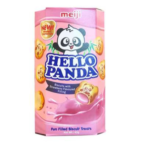 MEIJI HELLO PANDA STRAWBERRY 43G