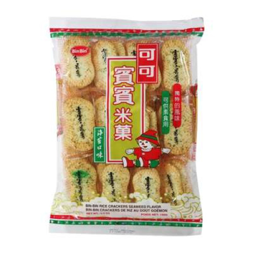 BIN BIN SEAWEED RICE CRACKER 150G