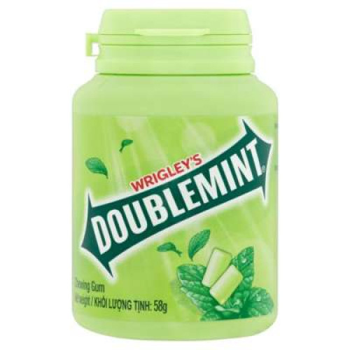 WRIGLEY'S DOUBLEMINT BOTTLE 58G