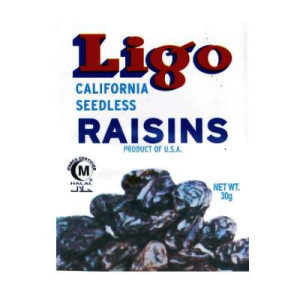 LIGO BLACK RAISINS 30G LIGO BLACK RAISINS 30G