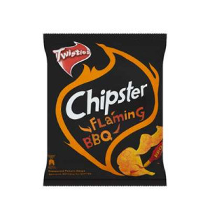 TWISTIES CHIPSTER FLAMING BBQ 60G TWISTIES CHIPSTER FLAMING BBQ 60G