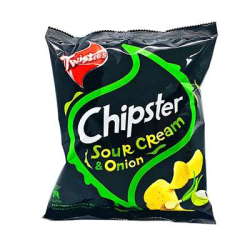 TWISTIES CHIPSTER SOUR CREAM&ONION 60G