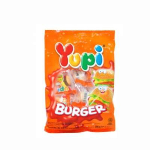 YUPI MINI BURGER GUMMY CANDIES 96G