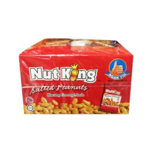 NUT KING SALTED PEANUTS 12G*36