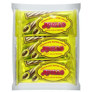 APOLLO CHOCOLATE WAFER CREAM (1012M) 12S APOLLO CHOCOLATE WAFER CREAM (1012M) 12S