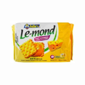 JULIE'S LE-MOND CHEDDER CHEESE.C 180G JULIE'S LE-MOND CHEDDER CHEESE.C 180G