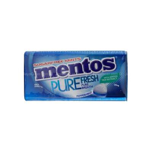 MENTOS PURE FRESH TIN PEPPERMINT 35G