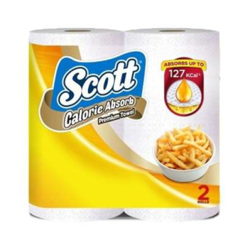 SCOTT KITCHEN PREMIUM TOWEL C.LIGHT 60S*2