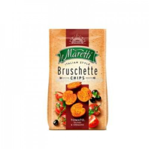 BRUSCHETTE MARETTI TOMATO,OLIVES & OREGANO 70G