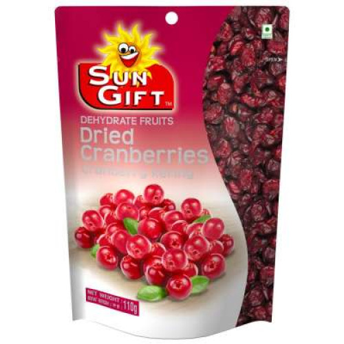 SUN GIFT DRIED CRANBERRIES 110G