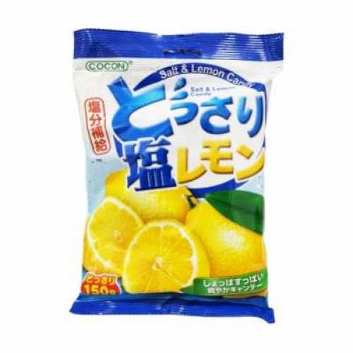 COCON FRUIT JUICE SALT & LEMON CANDY 150G