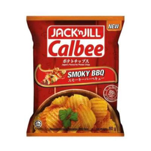JACK & JILL CALBEE SMOKY BBQ 60G JACK & JILL CALBEE SMOKY BBQ 60G