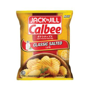 JACK & JILL CALBEE CLASSIC SALTED 60G JACK & JILL CALBEE CLASSIC SALTED 60G