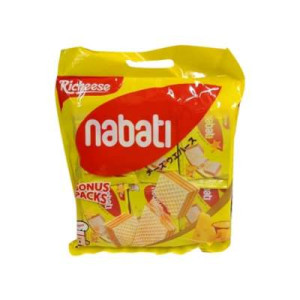 RICHEESE NABATI CHEESE CREAM WAFER 360GM RICHEESE NABATI CHEESE CREAM WAFER 360GM