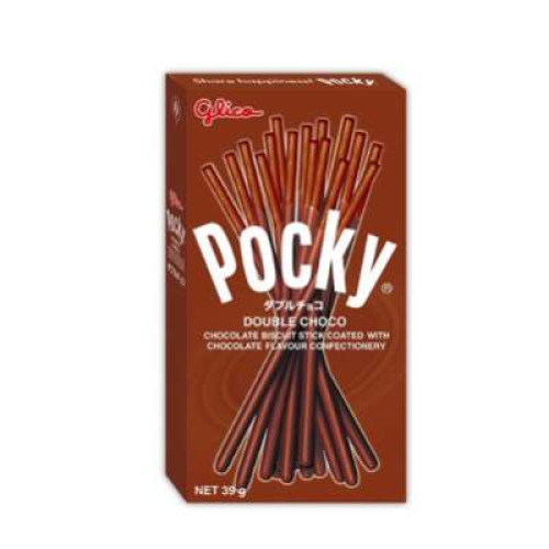 GLICO POCKY DOUBLE CHOCO 39G