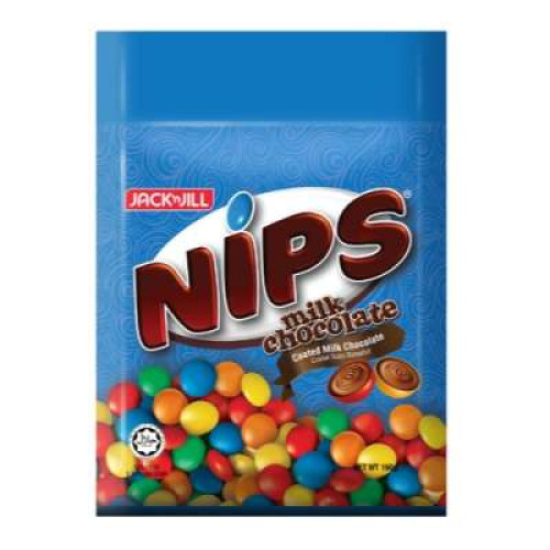 JACK&JILL NIPS MILK CHOCOLATE 160G