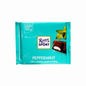 RITTER SPORT PEPPERMINT 100G