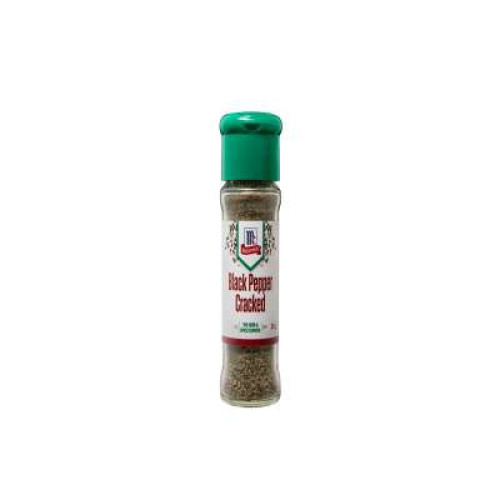 MCCORMICK BLACK PEPPER COARSE 37G