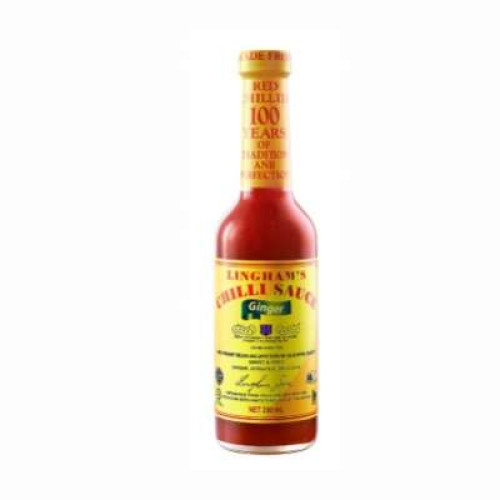 LINGHAM'S CHILI SAUCE GINGER 340G