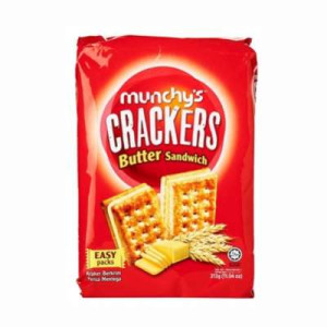 MUNCHY'S BUTTER CRM CRACKER SANDWICH 270G MUNCHY'S BUTTER CRM CRACKER SANDWICH 270G