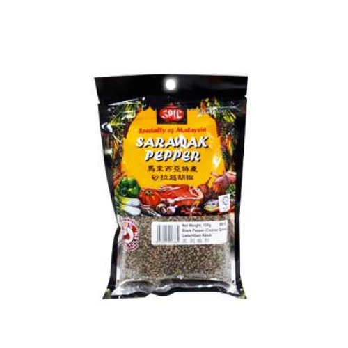 SPIC BLACK PEPPER COARSE GRIND 150G