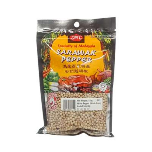 SPIC WHITE PEPPER WHOLE 150G