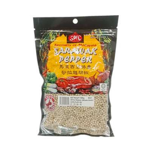 SPIC WHITE PEPPER WHOLE 300G