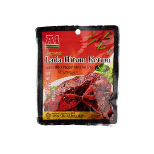 A1 INS.BLACK PEPPER SAUCE FOR CRAB 100G