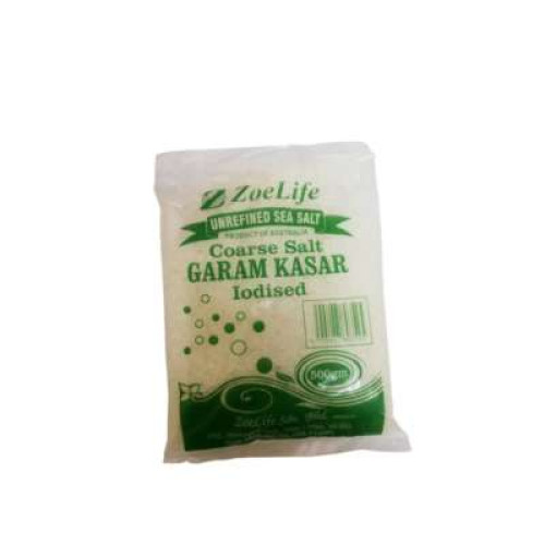 ZOELIFE UNREFINED SEA SALT COARSE 1KG