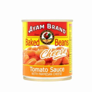 AYAM BRAND BAKED BEANS CHEESE 230G AYAM BRAND BAKED BEANS CHEESE 230G