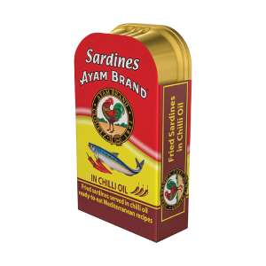 AYAM BRAND FRIED SARDINE IN CHILI OIL 120G AYAM BRAND FRIED SARDINE IN CHILI OIL 120G