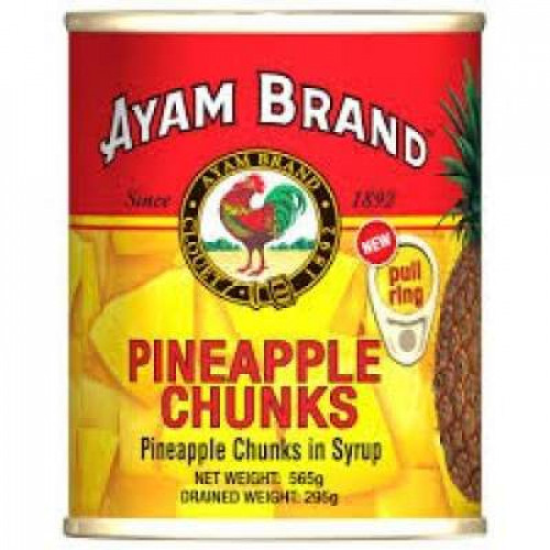 AYAM BRAND PINEAPPLE SLICES 565G