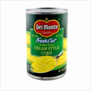 DEL-MONTE SWEET CORN CREAM STYLE 425G DEL-MONTE SWEET CORN CREAM STYLE 425G
